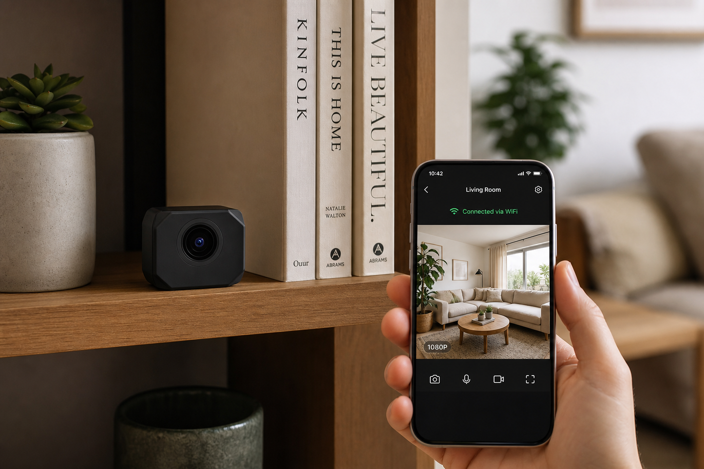 Mini Caméra WiFi 1080P
