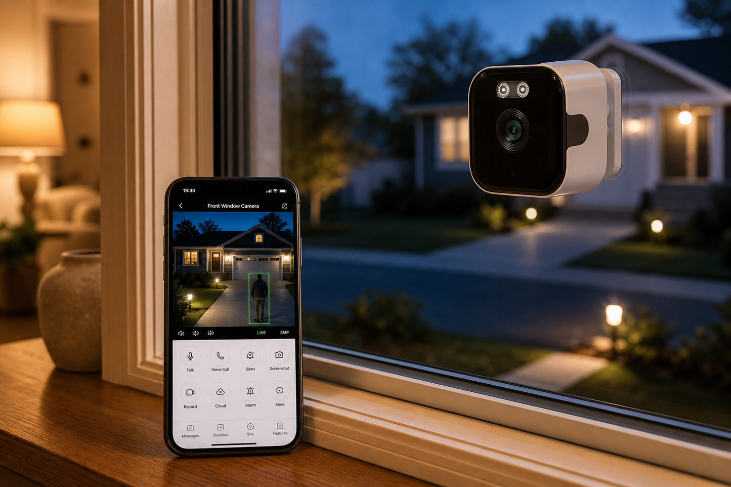 Mini WiFi Kamera für Fenster